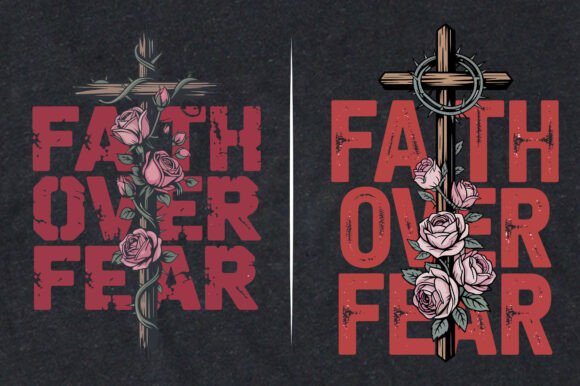 A Practical Review: Faith over Fear Graphics for Branding & T-Shirt Designs