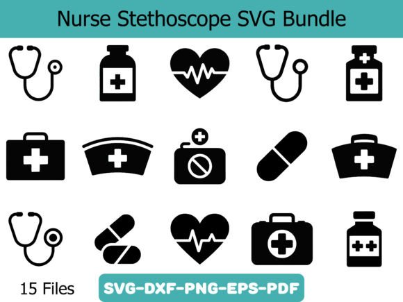 A Practical Review: The Nurse Stethoscope SVG Graphics Bundle