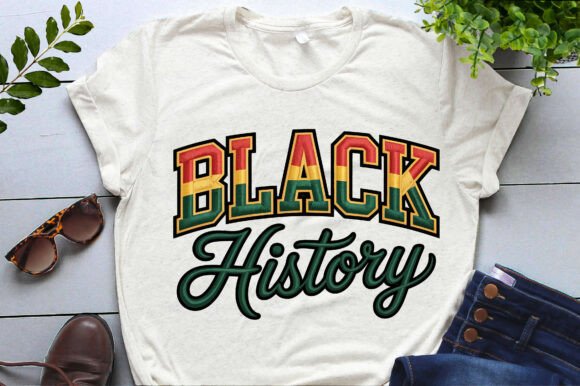 A Review of the Black History Month Faux Yarn Graphic for Editorial Use