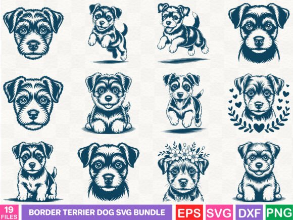 A Review of the Border Terrier Dog SVG Graphics Bundle