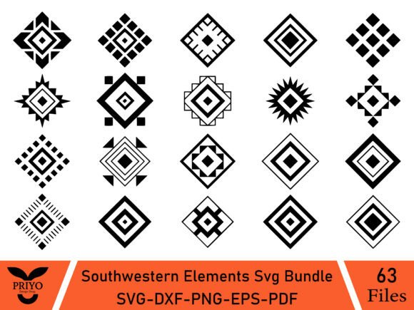 A Southwest Design Bundle for Editorial Graphics & Illustrations