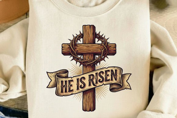 A Versatile Easter Cross Graphic for T-Shirt Designs & Crafting