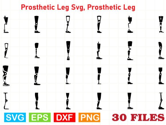 Evaluating Prosthetic Leg SVG Graphics for Commercial Product Creation