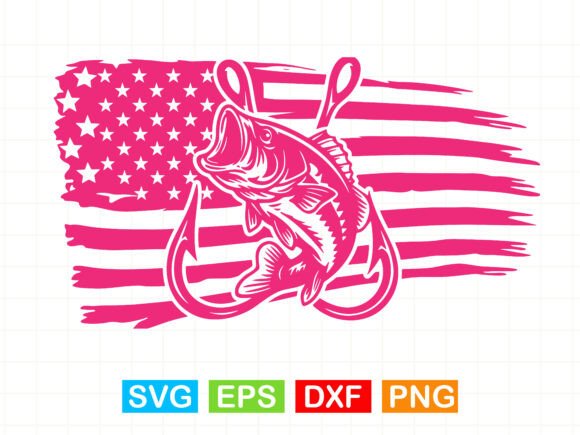 Reviewing the Bass Fishing with American Flag SVG for Crafting