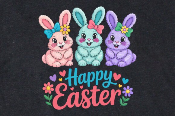 Reviewing the Happy Easter Bunny Graphics for T-Shirt Designs & Campaigns
