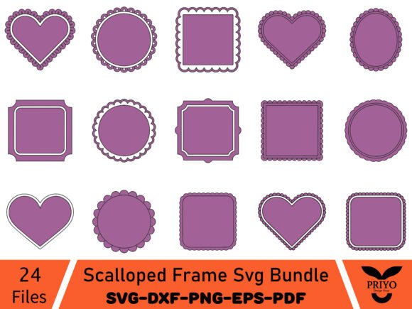 The Scalloped Frame SVG Bundle: A Publisher's Graphics Review